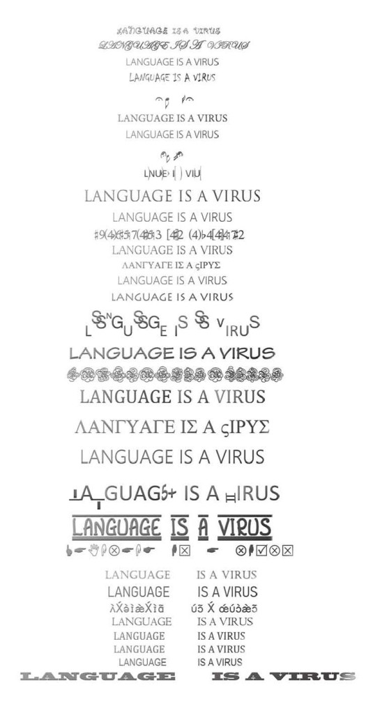LANGUAGE IS A VIRUS